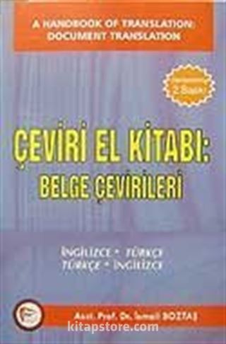 Çeviri El Kitabı: Belge Çevirileri