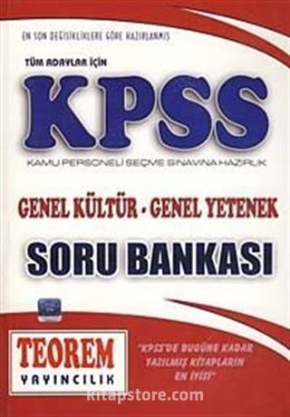 2010 KPSS Genel Yetenek Genel Kültür Soru Bankası