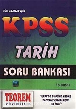 KPSS 2008 Tarih Soru Bankası