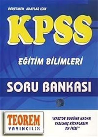 KPSS 2010 Eğitim Bilimleri Soru Bankası