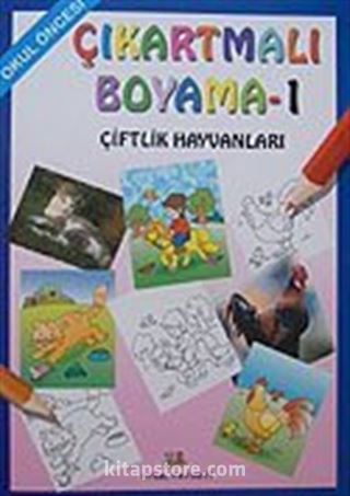 Okul Öncesi Çıkartmalı Boyama (4 Kitap takım)