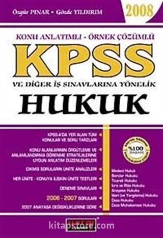 Kpss ve Diğer İş Sınavlarına Yönelik Hukuk