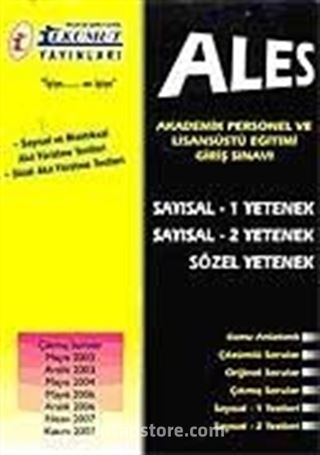 Ales Akademik Personel ve Lisanüstü Eğitimi Giriş Sınavı