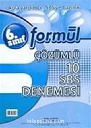 6. Sınıf Çözümlü 10 SBS Denemesi-Fasikül