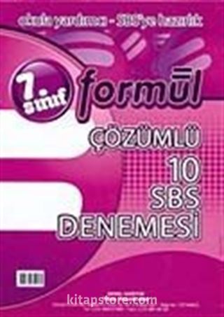 7. Sınıf Çözümlü 10 SBS Denemesi-Fasikül