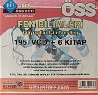 Bil IQ ÖSS Fen Bilimleri (195 VCD+6 Kitap) (Sayısallar İçin Tam Set)