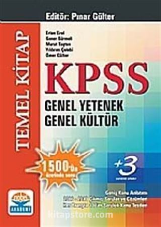 KPSS Temel Kitap Genel Yetenek Genel Kültür 1500 soru