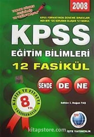 KPSS Eğitim Bilimleri 12 Fasikül