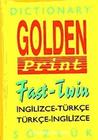 Dictionary Golden Print Fast-Twin