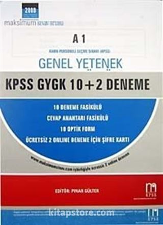 Maksimum KPSS GYGY 10+2 Deneme