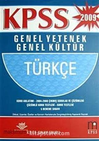 Maksimum KPSS Türkçe Genel Yetenek-Genel Kültür 2009