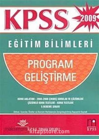 Maksimum KPSS Eğitim Bilimleri - Program Geliştirme 2009