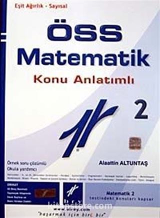 ÖSS Matematik Konu Anlatımlı-2 Eşit Ağırlık Sayısal