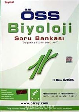 ÖSS Biyoloji Soru Bankası Sayısal