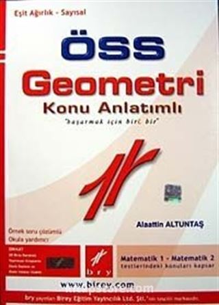 ÖSS Geometri Konu Anlatımlı Eşit Ağırlık-Sayısal