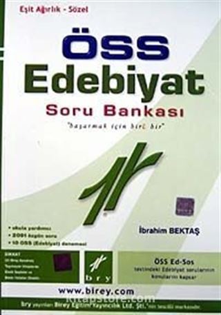 ÖSS Edebiyat Soru Bankası Eşit Ağırlık -Sözel