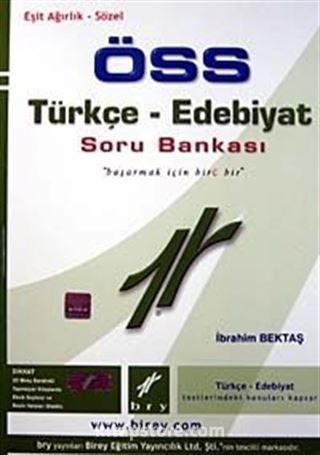 ÖSS Türkçe-Edebiyat Soru Bankası Eşit Ağırlık-Sözel