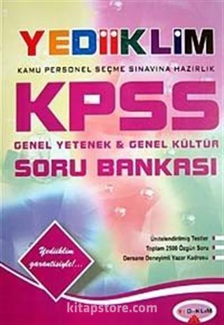 KPSS Genel Yetenek Genel Kültür Soru Bankası