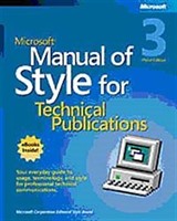 Microsoft Manual of Style for Technical Publications, Third Edition