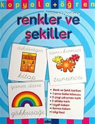 Renkler ve Şekiller (Silinebilir Kartlarla)