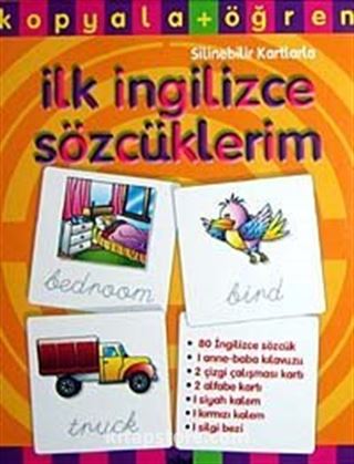 İlk İngilizce Sözcüklerim (Silinebilir Kartlarla)