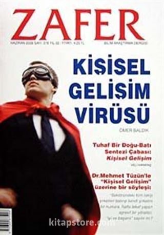 Zafer Bilim Araştırma Dergisi Haziran 2008,Sayı:378 Yıl 32