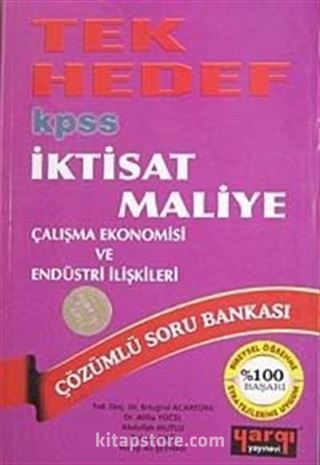 Tek Hedef KPSS İktisat Maliye Çalışma Ekonomisi ve Endüstri İlişkileri