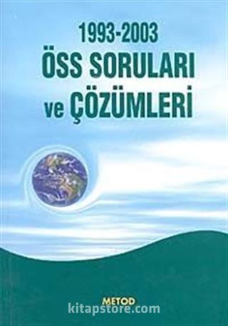 1993 - 2003 Öss Soruları ve Çözümleri