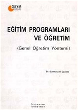 Eğitim Programları ve Öğretim (Genel Öğretim Yöntemi)