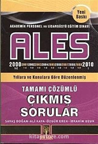 ALES Tamamı Çözümlü Çıkmış Sorular 2010