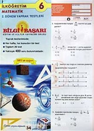 Matematik 6.Sınıf Yaprak Test II.Dönem