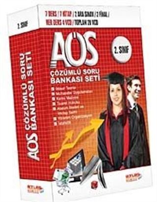 AÖS 2.Sınıf Çözümlü Soru Bankası Seti - 28 VCD + 7 Kitap Yeni Açıköğretim Seti