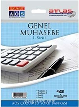 Genel Muhasebe - 1.Sınıf - AÖS Çözümlü Soru Bankası (4 VCD + 1 Kitap)