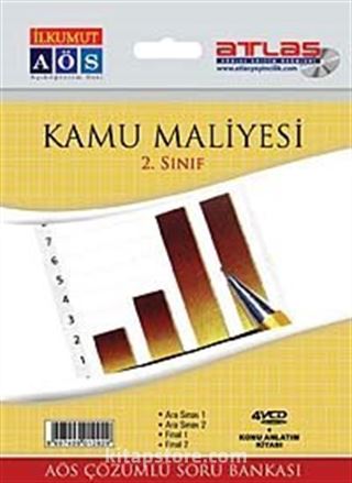 Kamu Maliyesi - 2.Sınıf - AÖS Çözümlü Soru Bankası (4 VCD + 1 Kitap)