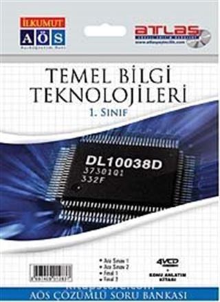 Temel Bilgi Teknolojileri - 1.Sınıf - AÖS Çözümlü Soru Bankası (4 VCD + 1 Kitap)