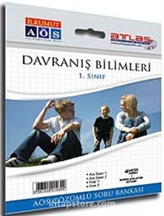 Davranış Bilimleri - 1.Sınıf - AÖS Çözümlü Soru Bankası - 4 VCD + 1 Kitap