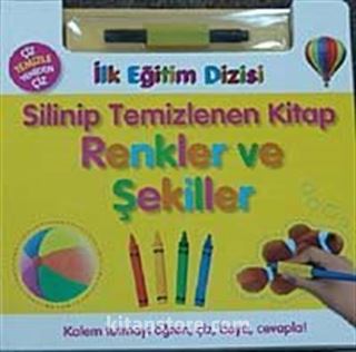 Silinip Temizlenen Kitap-Renkler ve Şekiller