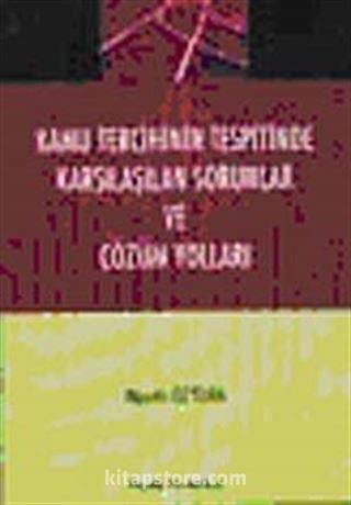 Kamu Tercihinin Tespitinde Karşılaşılan Sorunlar ve Çözüm Yolları