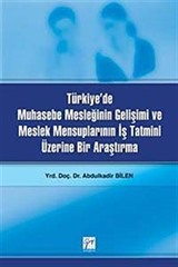 Türkiye'de Muhasebe Mesleğinin Gelişimi ve Meslek Mensuplarının İş Tatmini Üzerine Bir Araştırma