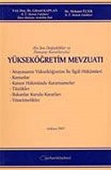 En Son Değişiklikler ve Danıştay Kararlarıyla Yükseköğretim Mevzuatı