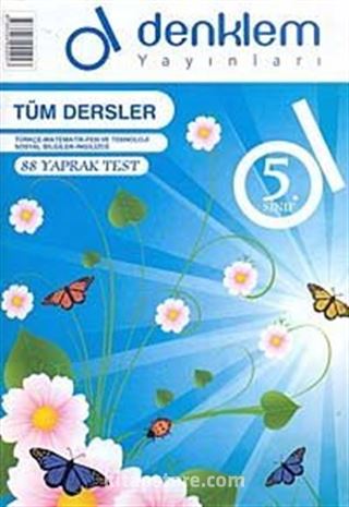 5. Sınıf Tüm Dersler Kapaklı Yaprak Test