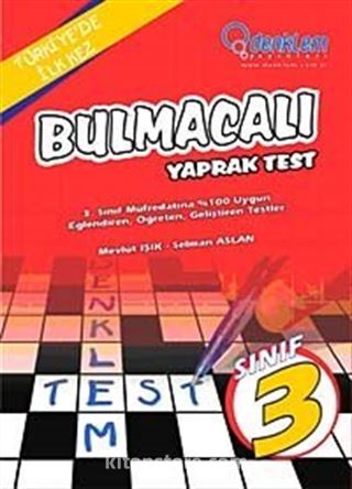 Bulmacalı Yaprak Test 3. Sınıf