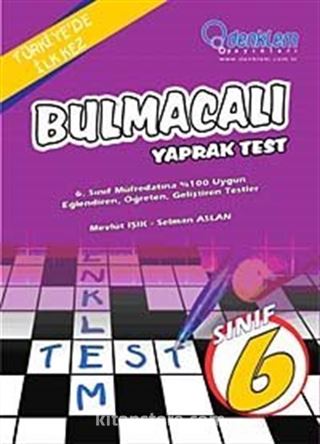 Bulmacalı Yaprak Test 6. Sınıf