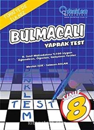 Bulmacalı Yaprak Test 8. Sınıf