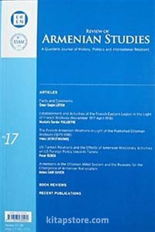 Number 17 2008-Review of Armenian Studies