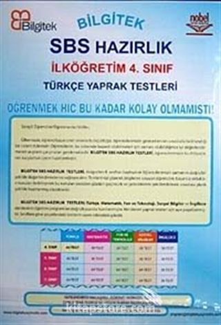 SBS Yaprak Testleri 4.Sınıf Türkçe / Test-1 (40 Test)