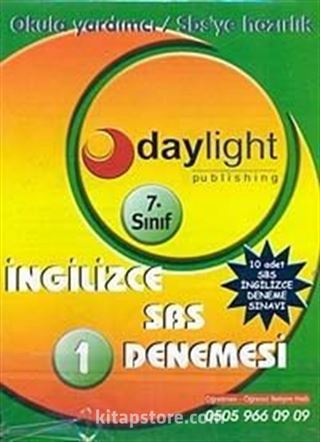 7. Sınıf İngilizce SBS Denemesi