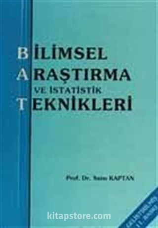 Bilimsel Araştırma ve İstatistik Teknikleri