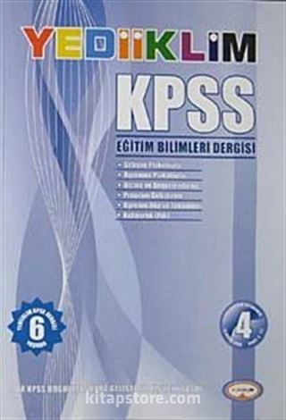 KPSS Eğitim Bilimleri Dergisi-4