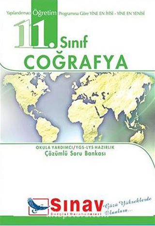 11. Sınıf Coğrafya Örnek Test Çözümlü Soru Bankası